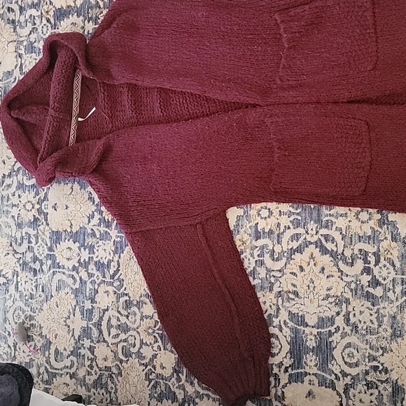 Free People Cafe Long Knit Cardigan - Picture 10 of 16